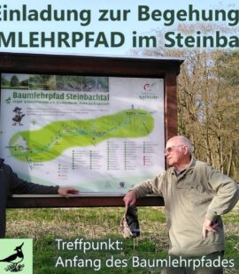 Einladung zur Begehung des Kleinostheimer Baumlehrpfades im Steinbachtal